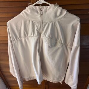 Athleta Women's Light Cream hoodie.